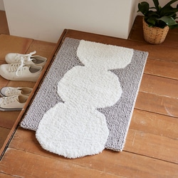 マット シラタママット 45cm×70cm ライトグレー 14301989-38