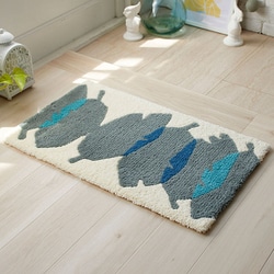 マット マイハマット 45cm×75cm ブルー 14346346-3