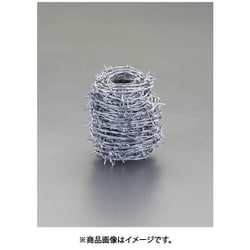 1.9mm×100m/#14 有刺鉄線（亜鉛メッキ） EA951AV-21