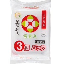 美味かめし 雪若丸 （山形県産） 180g×3食パック [ごはんパック]