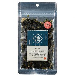 池田屋 瀬戸内産 しっとり仕立てのコリコリわかめ あみエビ 50g