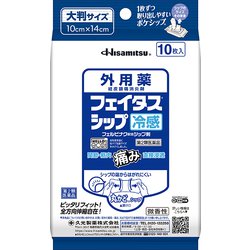 ヨドバシ.com - 久光製薬 Hisamitsu フェイタスシップ 10枚入 [第2類医薬品 冷湿布 ※セルフメディケーション税制対象商品]  通販【全品無料配達】