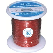 AWG30-100M-RED [サンハヤト ジュンフロンETFE電線100M赤色]