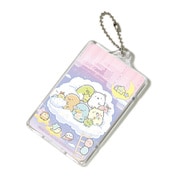 PCP220529 すみっコぐらし ICカードホルダー PIICA（ピーカ） 星空さんぽ パープル [キャラクターグッズ]
