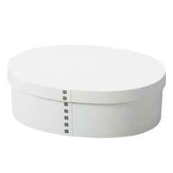 曲げわっぱ 800ml 弁当箱 1段 大 HAKOYA モノトーン マットホワイト