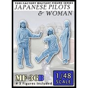 MF-36B 1/48 WWII 日本海軍パイロットと見送る女性 [組立式プラスチックモデル]
