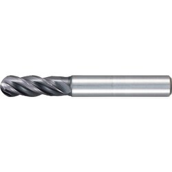 グーリング ステンレス用4枚刃ボールエンドミル レギュラnanoAコート 8mm 6707
