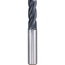 グーリング 4枚刃エンドミル パイロット穴加工用 レギュラSuperAコート 4.5mm 6716
