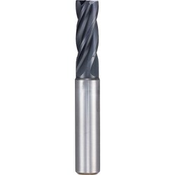 グーリング 4枚刃エンドミル パイロット穴加工用 レギュラSuperAコート 5mm 6716