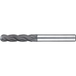 グーリング 4枚刃ボールエンドミル セミロングダイヤモンドコート 12mm 6725