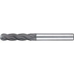 グーリング 4枚刃ボールエンドミル セミロングダイヤモンドコート 4mm 6725