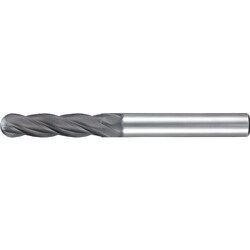 グーリング 4枚刃ボールエンドミル セミロングダイヤモンドコート 5mm 6725
