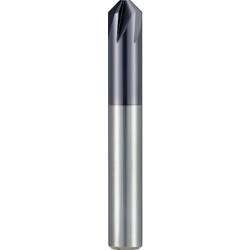 グーリング 面取り用ミーリングカッタ 90°フラットポイント レギュラTiAlNコート 6mm 6786