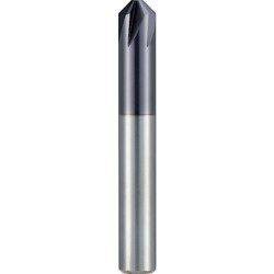 グーリング 面取り用ミーリングカッタ 90°フラットポイント レギュラTiAlNコート 8mm 6786
