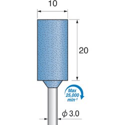 ECP3006 [アルゴファイル セラミックポイント/ホイール]