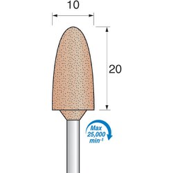 ECP3012 [アルゴファイル セラミックポイント/ホイール]