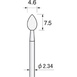 GCW2001 [アルゴファイル WA砥石（軸付砥石ホワイトアランダム）]