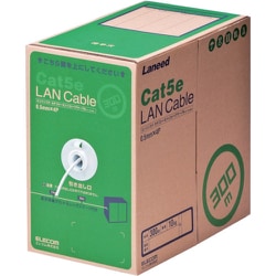 LD-CT2/WH300/RS [エレコム EU RoHS指令準拠LANケーブル CAT5E 300m ホワイト]