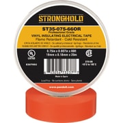 ストロングホールド StrongHoldビニールテープ 耐熱・耐寒・難燃 プロ仕様グレード オレンジ 幅19.1mm 長さ20m ST35-075-66OR ST35-075-66OR
