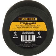ストロングホールド StrongHoldビニールテープ 耐熱・耐寒・難燃 ヘビーデューティーグレード 黒 幅50.8mm 長さ20m ST88-200-66BK ST88-200-66BK