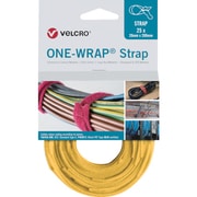 VEL-OW64304 [ヴェルクロ ヴェルクロ[[R上]] ONE-WRAP[[R上]] ストラップ 幅13mm×長さ200mm 黄 （25本1巻き）]