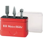 WMTCMSET3 [ウォーターミルズ WMノンコート超硬ロータリーバーセット 6mm軸 ミニボックス3本組]
