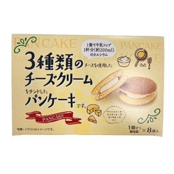 ヨドバシ.com - 一榮食品 3種類のチーズクリームパンケーキ 箱 8