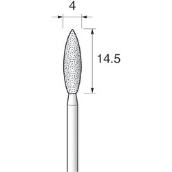 DEP2003 [アルゴファイル ダイヤエコノミー2（電着ダイヤモンドポイント）]