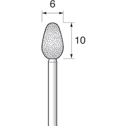 DEP2012 [アルゴファイル ダイヤエコノミー2（電着ダイヤモンドポイント）]