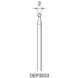 DEP2033 [アルゴファイル ダイヤエコノミー2（電着ダイヤモンドポイント）]