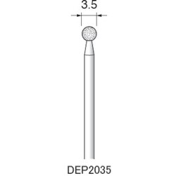 DEP2035 [アルゴファイル ダイヤエコノミー2（電着ダイヤモンドポイント）]