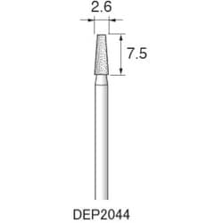 DEP2044 [アルゴファイル ダイヤエコノミー2（電着ダイヤモンドポイント）]