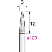 DEP3024 [アルゴファイル ダイヤエコノミー3（電着ダイヤモンドシルバー）]