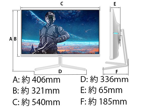 ヨドバシ.com - JAPANNEXT ジャパンネクスト JN-238GT240FHDR-CW