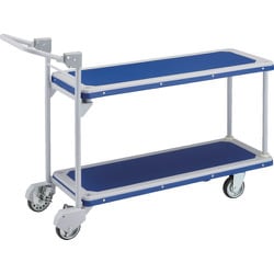 404NHS [TRUSCO ドンキーカート 2段式片袖タイプ 1190×440 ハンドストッパー付]