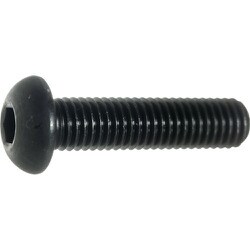 B074-0316 [TRUSCO 六角穴付ボタンボルト スチール（SCM435）黒染め M3×16 65本入]