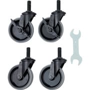 CFL-NU100M16SET [TRUSCO クリーンフェニックスワゴン用キャスターセット100φNU車輪 M16鉄金具]