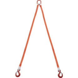 G25-2P15 [TRUSCO 2本吊ベルトスリングセット 25mm幅X1.5m 吊り角度60°時荷重0.86t（最大使用荷重1t）]