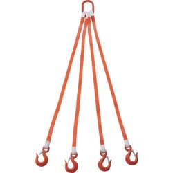 G25-4P15-2.58 [TRUSCO 4本吊ベルトスリングセット 25mm幅X1.5m 吊り角度60°時荷重2.58t（最大使用荷重3t）]