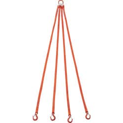 G25-4P20-0.86 [TRUSCO 4本吊ベルトスリングセット 25mm幅X2m 吊り角度60°時荷重0.86t（最大使用荷重1t）]