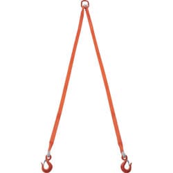 G35-2P20 [TRUSCO 2本吊ベルトスリングセット 35mm幅X2m 吊り角度60°時荷重1.72t（最大使用荷重2t）]