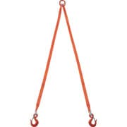 G35-2P20 [TRUSCO 2本吊ベルトスリングセット 35mm幅X2m 吊り角度60°時荷重1.72t（最大使用荷重2t）]