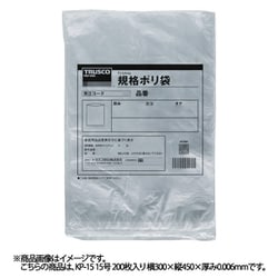 KP-15 [TRUSCO 規格ポリ袋（極薄タイプ） 15号 200枚入]