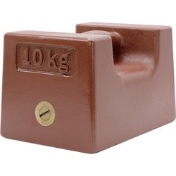 TRUSCO M1級 鋳鉄製枕型分銅 10kg M1RW-10KG