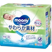 ムーニーおしりふき やわらか素材 詰替 76枚×3個