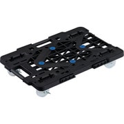 MPK-600NJS-BK [TRUSCO 連結式ルートバン メッシュタイプ 615X415 ナイロン車輪 4輪自在 ストッパー付 黒]
