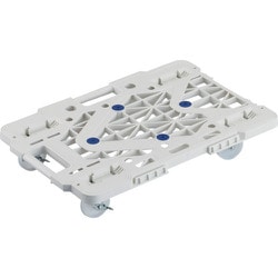 MPK-600NJS-W [TRUSCO 連結式ルートバン メッシュタイプ 615X415 ナイロン車輪 4輪自在 ストッパー付 白]