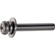 S016-0408 [TRUSCO ナベ頭組込ねじ ステンレス 全ねじP=3 M4×8 430本入 ヘキサゴンパック]