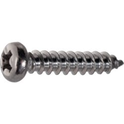 TRUSCO ナベ頭タッピングねじ ステンレス 1種A M4.5×45 120本入 ヘキサゴンパック S023-4545