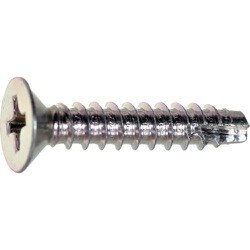 TRUSCO 皿頭タッピングねじ 三価白 2種B1 M3×8 1300本入 ヘキサゴンパック S028-0308